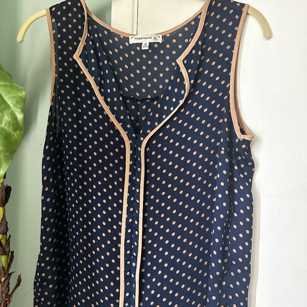 Sugarmint Polka Dot Top